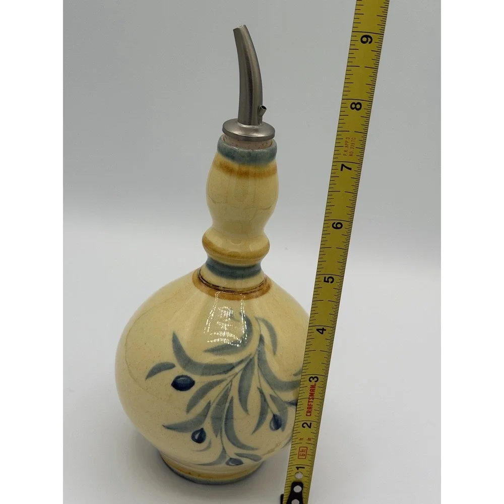 Vintage Barocco Valbone Oil Dispenser 9 Inch Tall Made In France